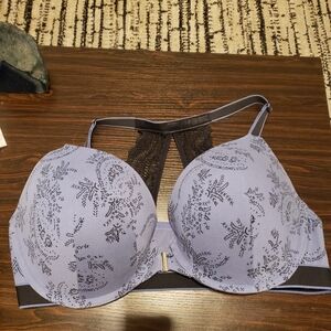 Cacique Lace Detail Bra in Lavender Gray